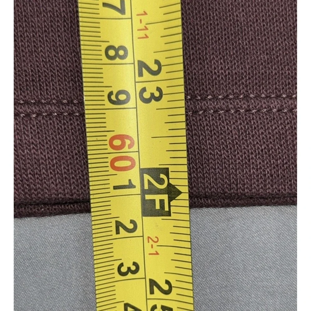 Hugo Boss Sweater Mens Medium Burgundy Henley Collared Cotton Knit Pullover
